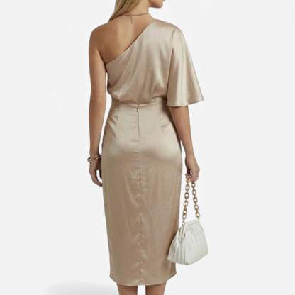 Chic Off The Shoulder Evening Dress