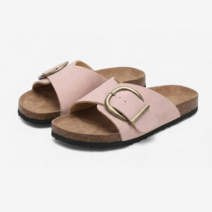 Ladies Strappy Buckle Sandals