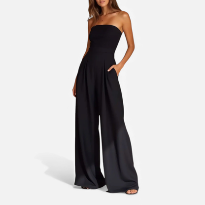 Sleeveless Off Shoulder Women's Jumpsuit - Luxivelle
