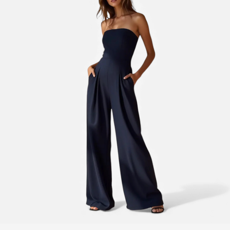 Sleeveless Off Shoulder Women's Jumpsuit