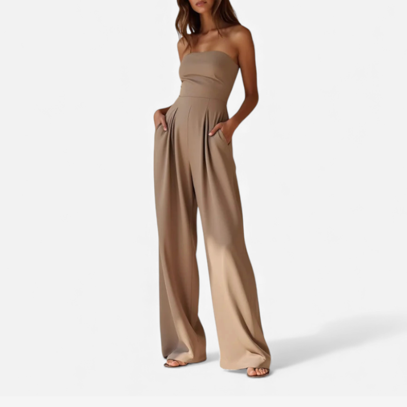 Sleeveless Off Shoulder Women's Jumpsuit