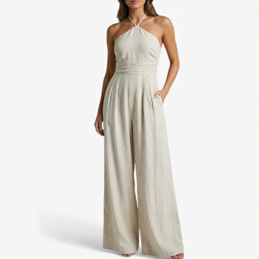 Women's Backless Summer Jumpsuit - Luxivelle