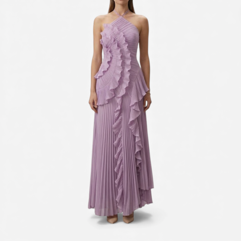 Ladies Floral Long Dress - Luxivelle
