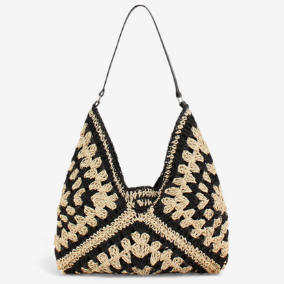 Stylish Woven Beach Handbag - Luxivelle
