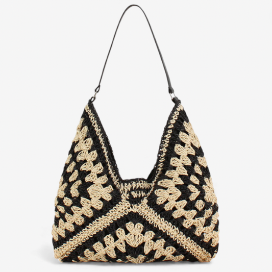 Stylish Woven Beach Handbag - Luxivelle