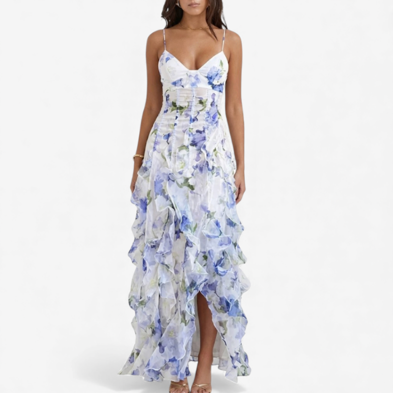 Ladies' Elegant Garden Party Dress - Luxivelle