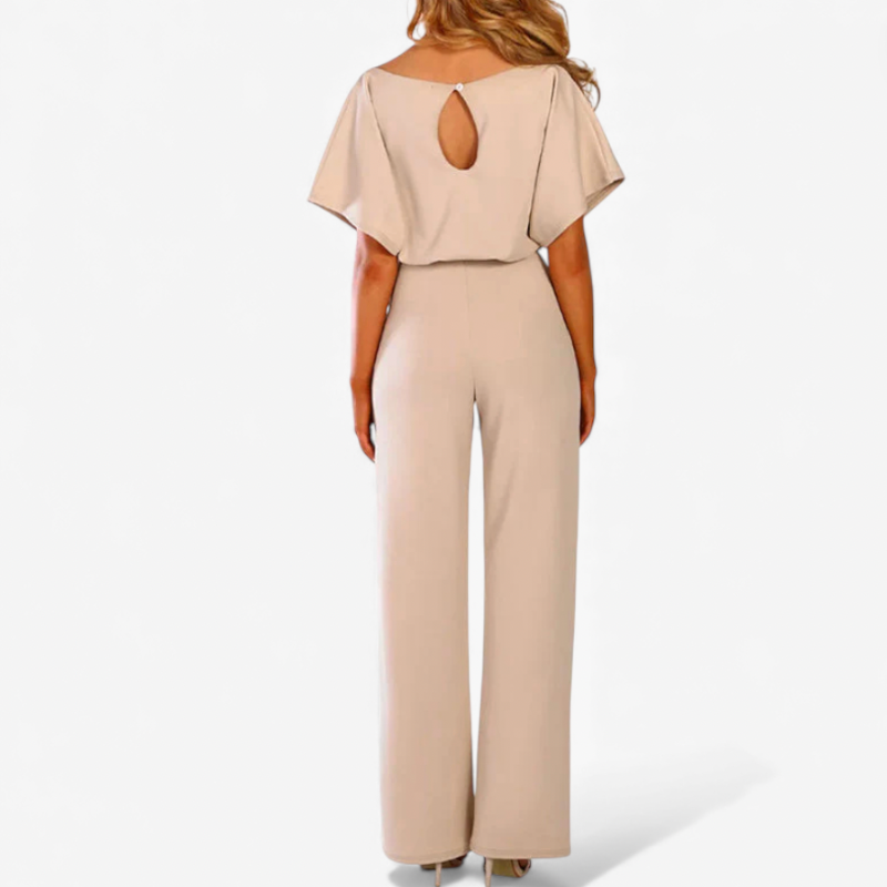 Ladies' Belted One Piece Jumpsuit