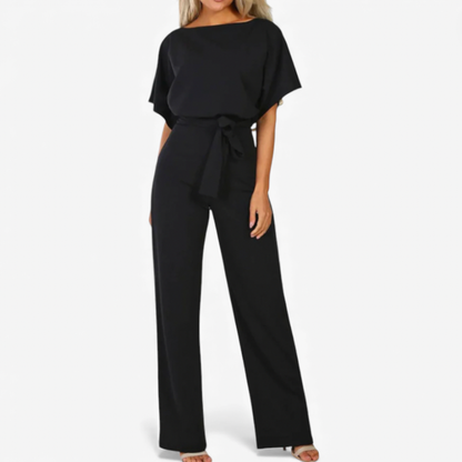 Ladies' Belted One Piece Jumpsuit