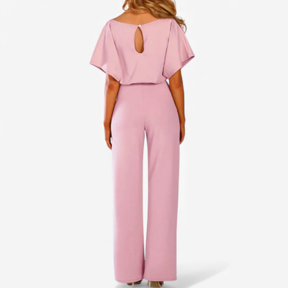 Ladies' Belted One Piece Jumpsuit