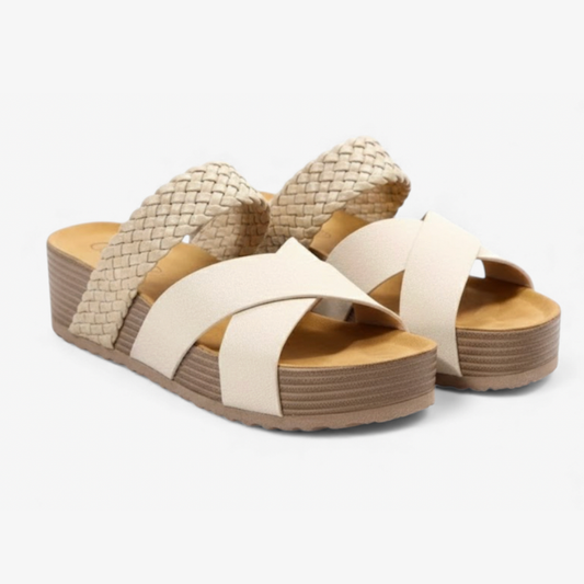 Chic Ladies Flat Summer Shoes - Luxivelle