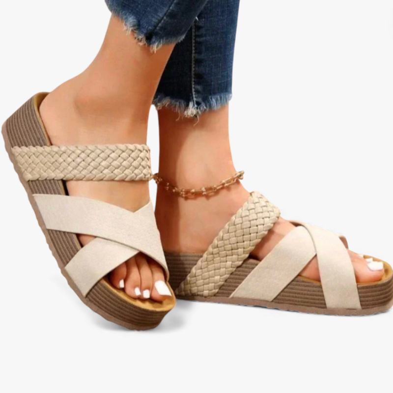 Chic Ladies Flat Summer Shoes