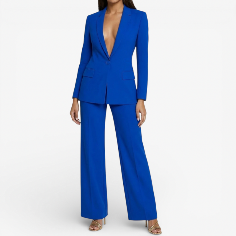 Ladies' V Neckline Top Set - Luxivelle