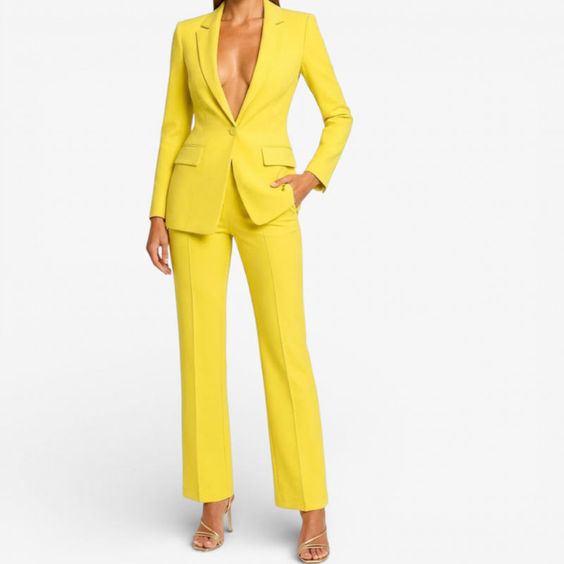 Ladies' V Neckline Top Set
