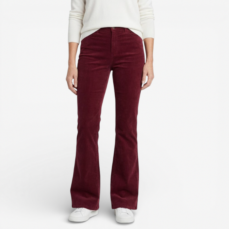 Ladies Fashionable Wide Leg Jeans