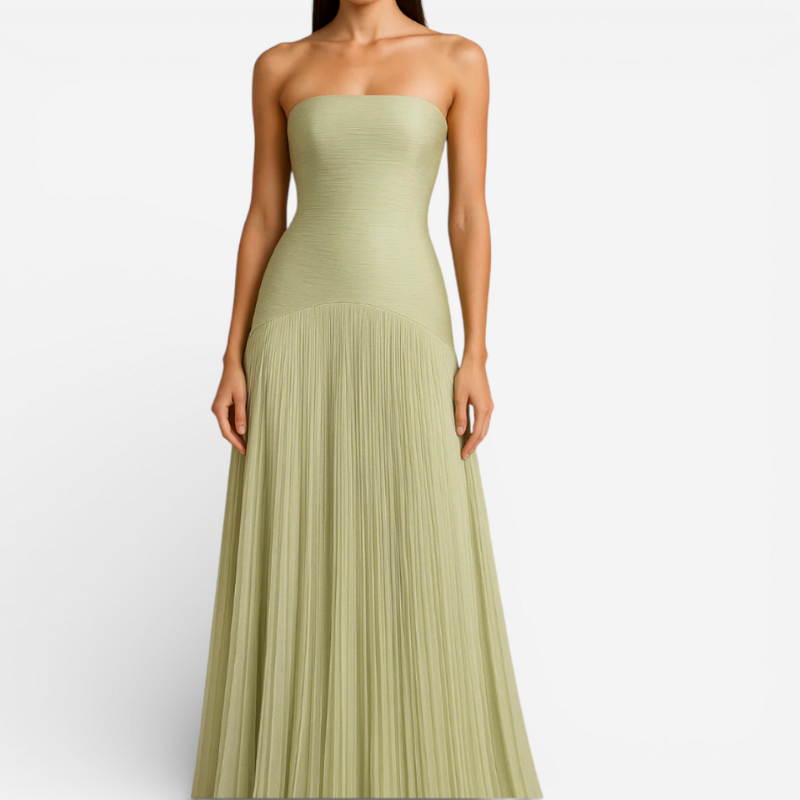 Elegant Off Shoulder Formal Evening Dress - Luxivelle
