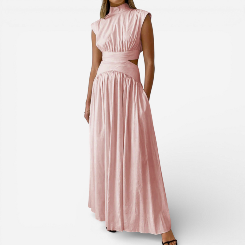 Elegant Strapless Evening Gown Dress