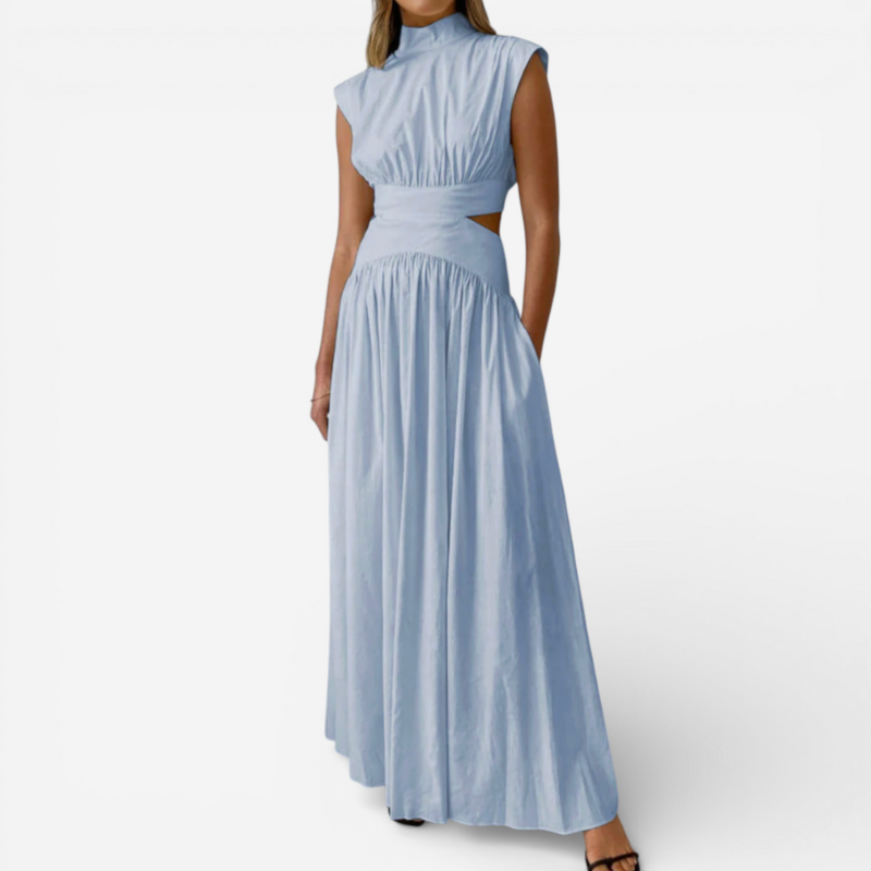 Elegant Strapless Evening Gown Dress