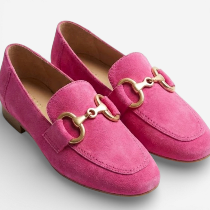 Ladies Classic Slip On Pink Shoes - Luxivelle