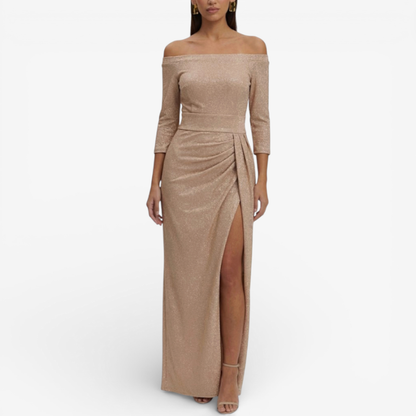 Elegant Sleeveless Long Bridesmaid Dress - Luxivelle