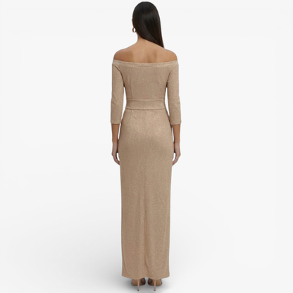 Elegant Sleeveless Long Bridesmaid Dress