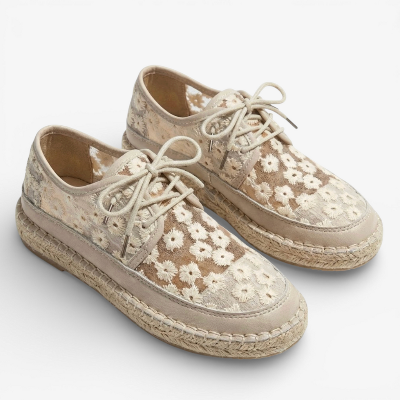 Ladies Floral Print Fashion Shoes