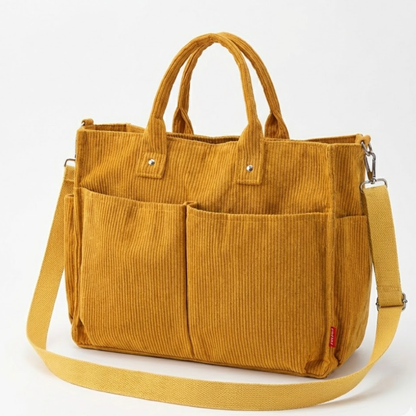 Large Canvas Shopping Bag with Strap