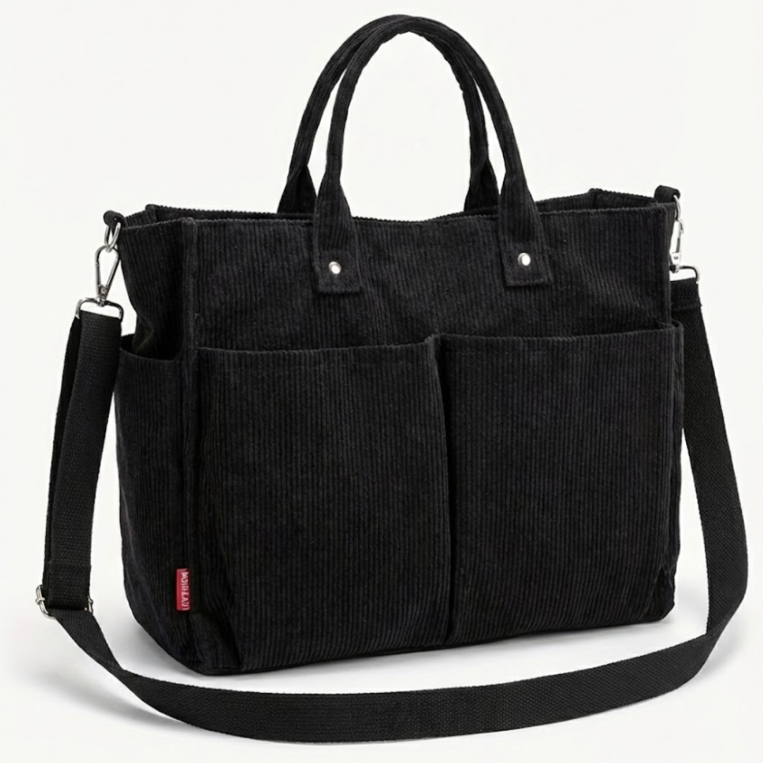 Large Canvas Shopping Bag with Strap