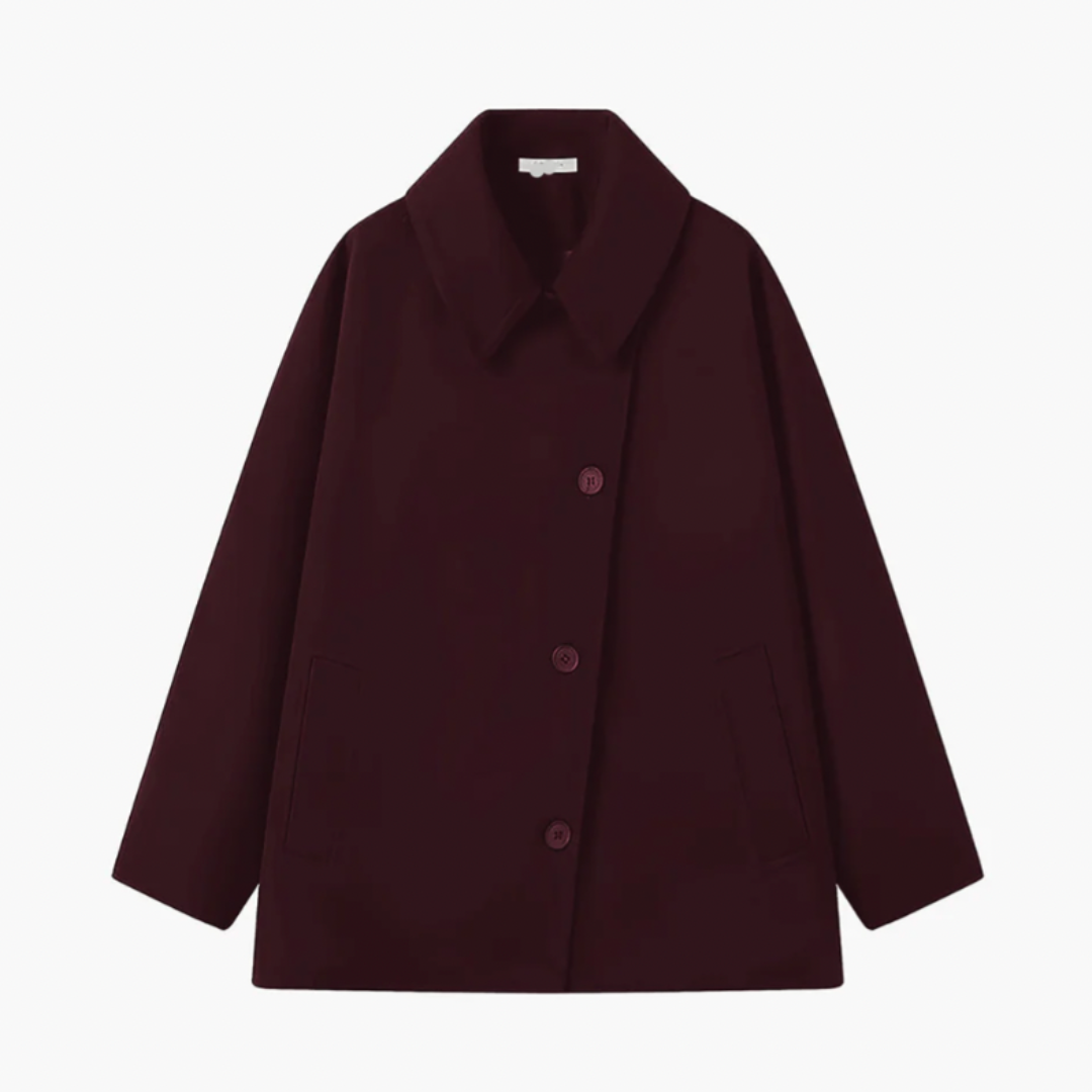 Relaxed Fit Short Trench Coat