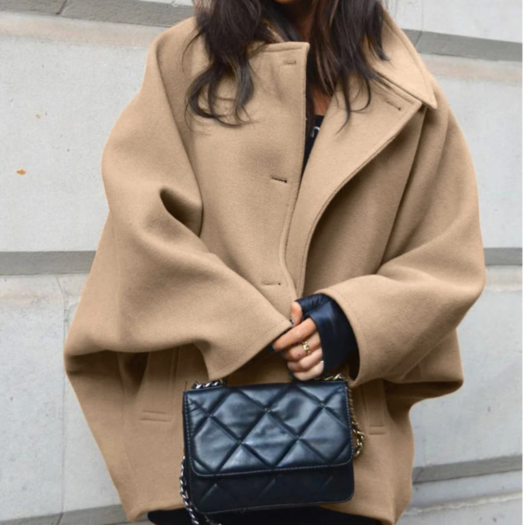 Relaxed Fit Short Trench Coat