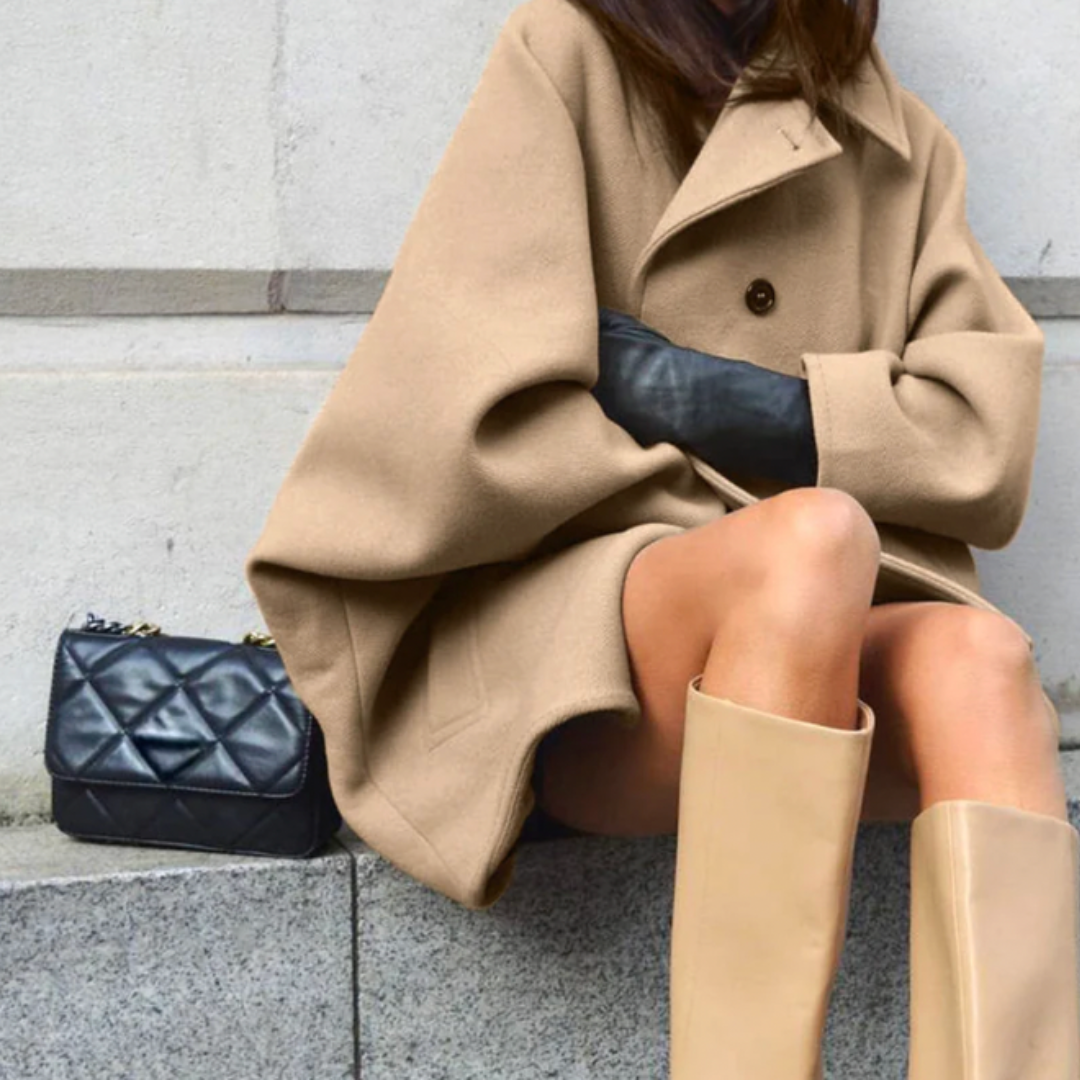 Relaxed Fit Short Trench Coat
