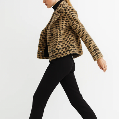 Ladies Cozy Pullover Jacket with Collar