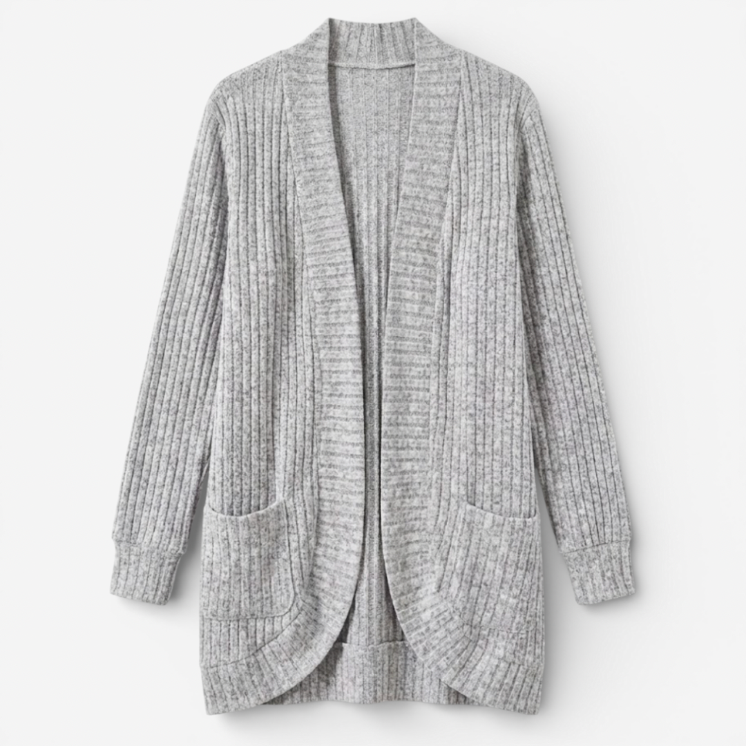 Oversized Women's Open Front Cardigan