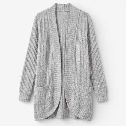 Oversized Women's Open Front Cardigan
