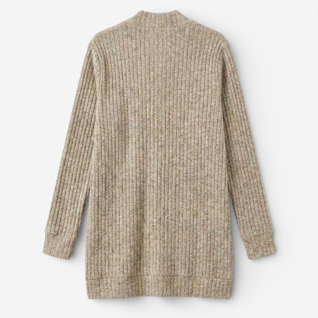 Oversized Women's Open Front Cardigan