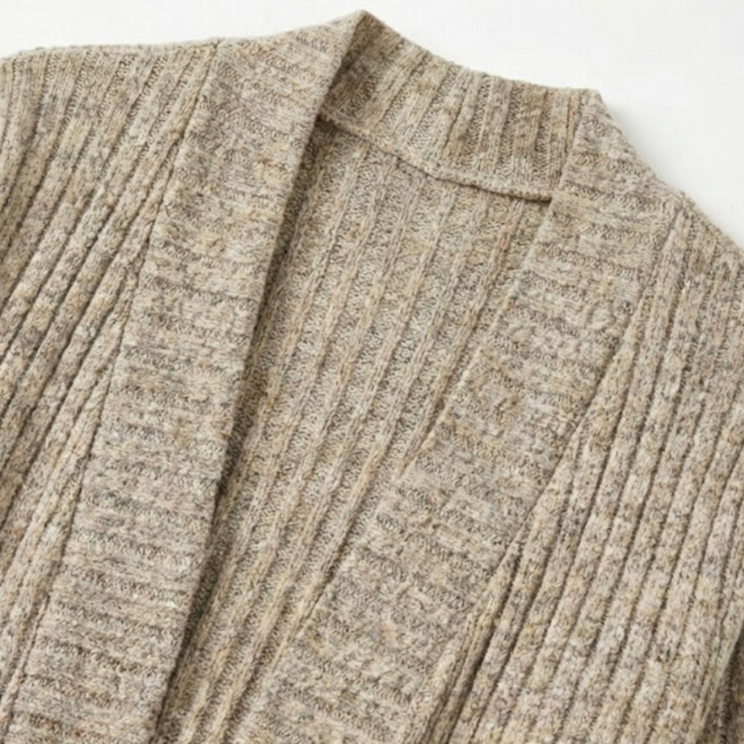 Oversized Women's Open Front Cardigan