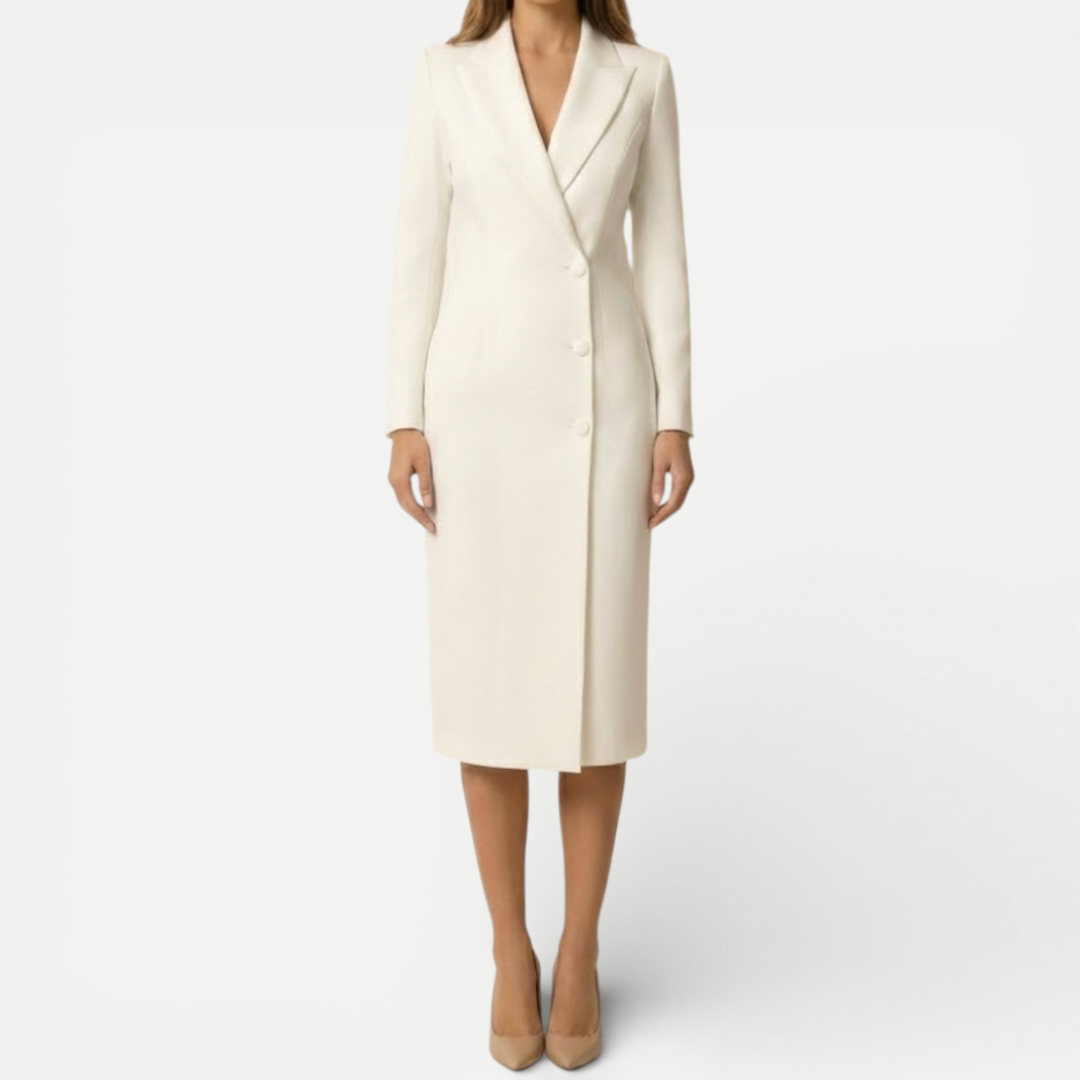 Elegant Ladies' Classic Knee Length Dress - Luxivelle