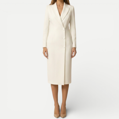 Elegant Ladies' Classic Knee Length Dress - Luxivelle