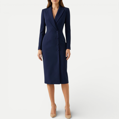 Elegant Ladies' Classic Knee Length Dress