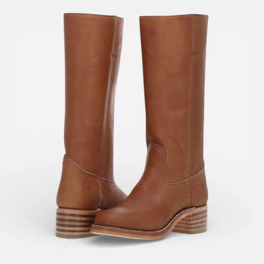 Ladies Tall Leather Riding Boots - Luxivelle