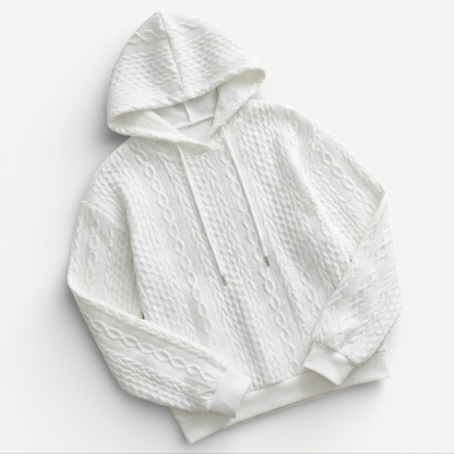 Cozy Women's Knit Hooded Sweater