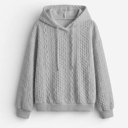 Cozy Women's Knit Hooded Sweater