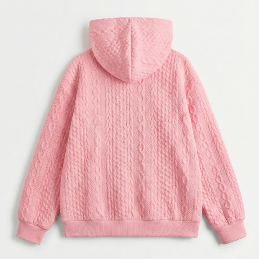 Cozy Women's Knit Hooded Sweater