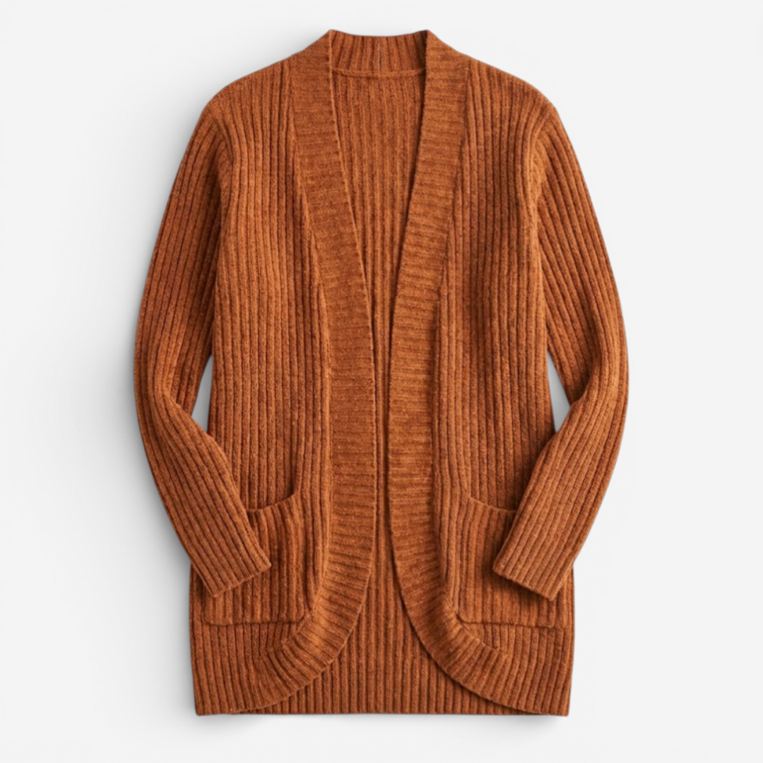Oversized Women's Open Front Cardigan