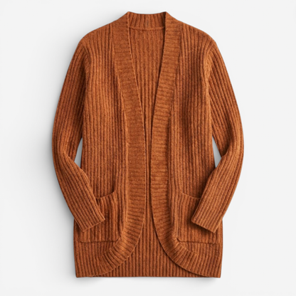 Oversized Women's Open Front Cardigan