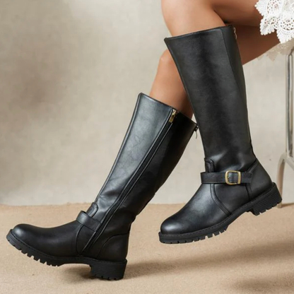 Tall Leather Riding Boots