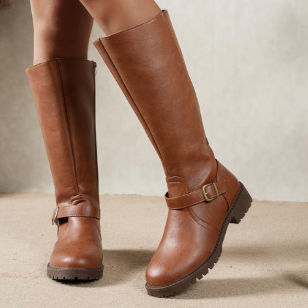 Tall Leather Riding Boots