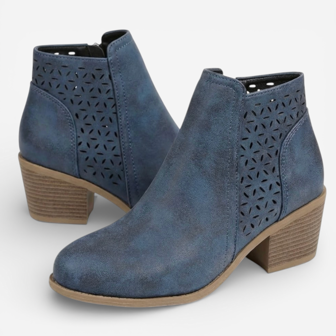 Low Heel Ankle Boots for Women
