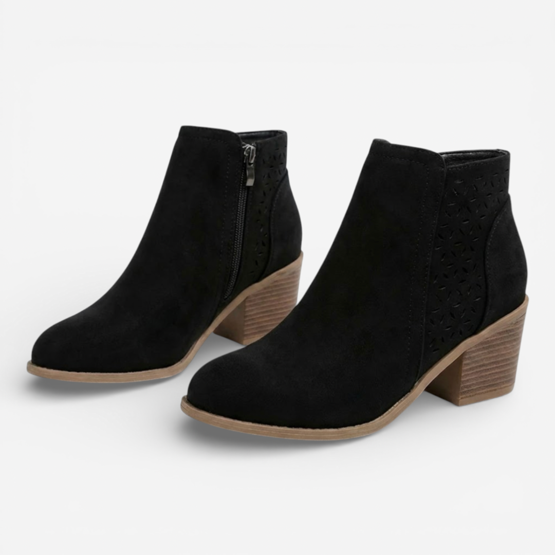 Low Heel Ankle Boots for Women