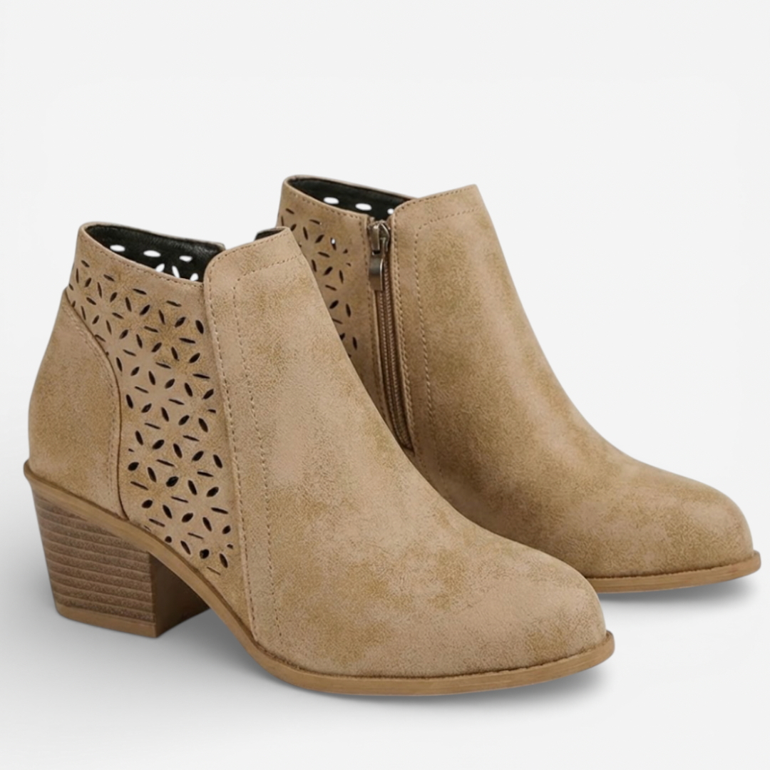 Low Heel Ankle Boots for Women