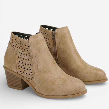 Low Heel Ankle Boots for Women